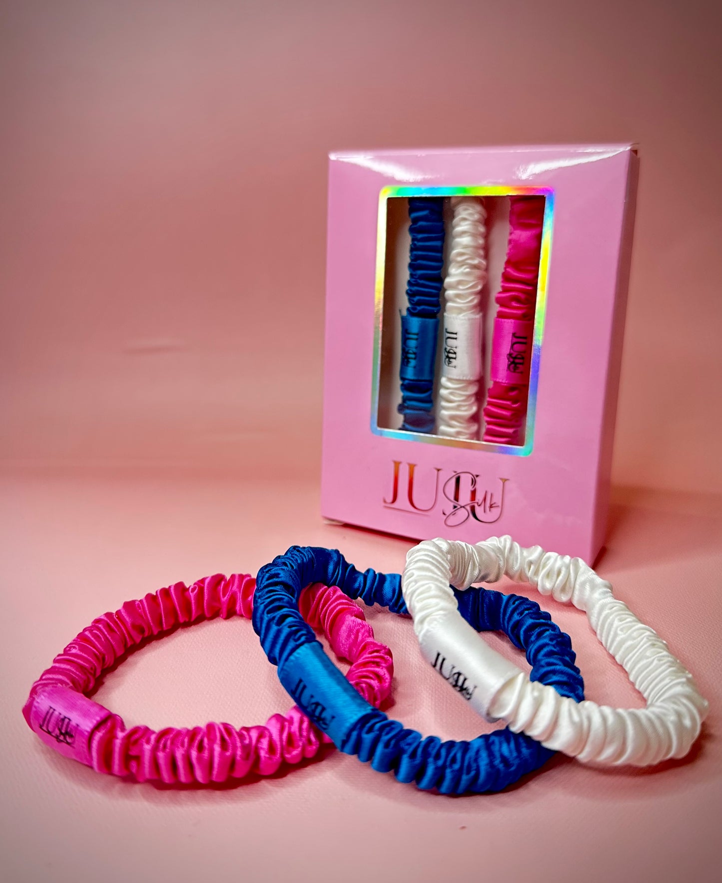 Skinny Trio 1cm Scrunchies