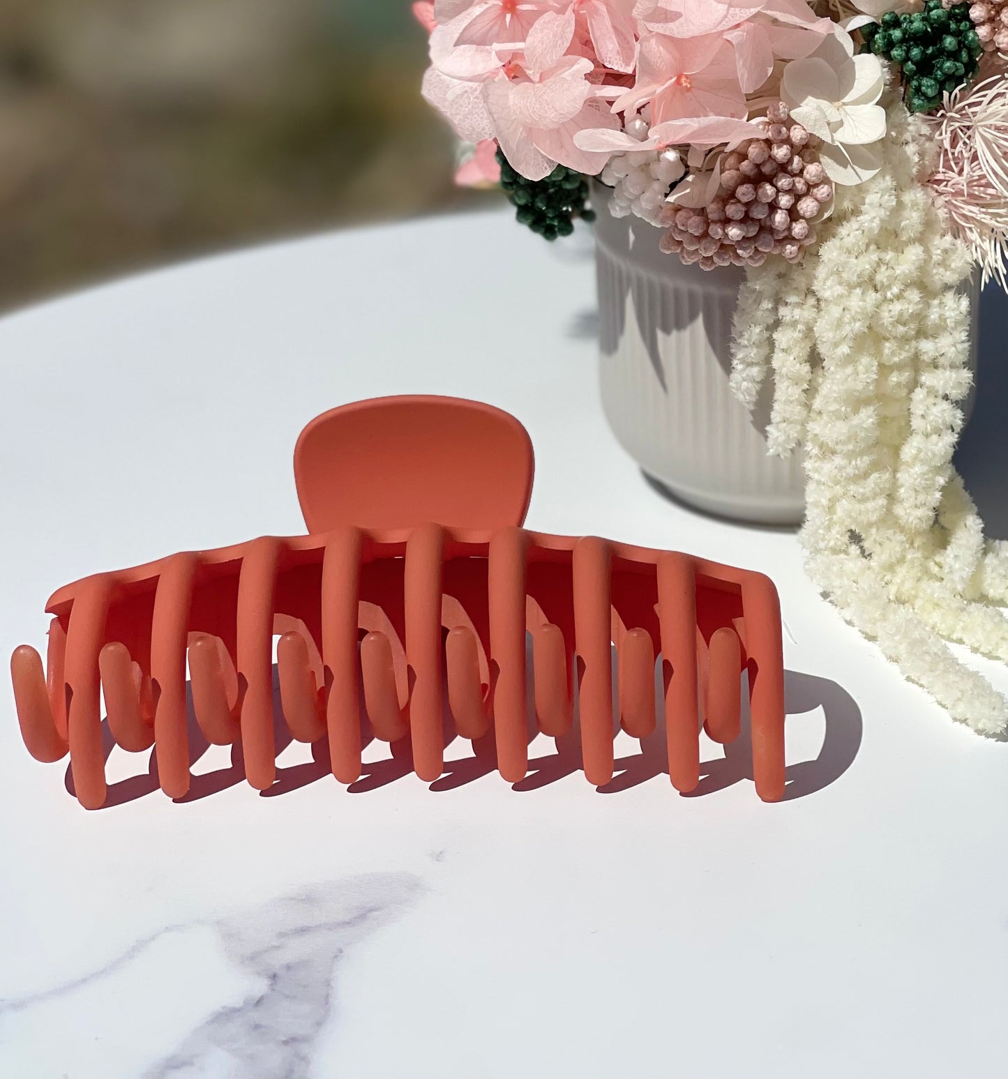 Alex 10cm Claw Clip Burnt Orange