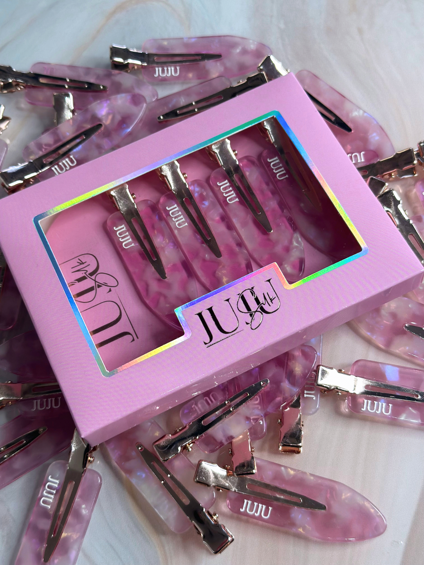 Pink Creaseless Clips