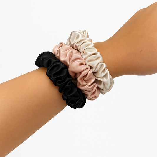 Mini 2cm Silk Scrunchie