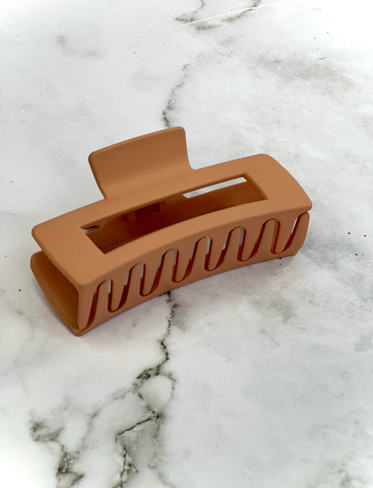 Jade Matte Nude Large Clip