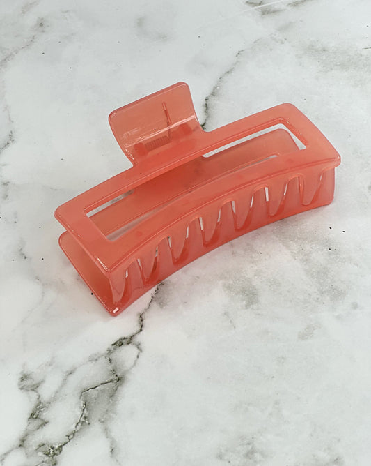 Lani Jelly Pink Extra Large Clip
