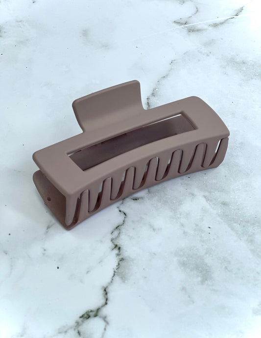 Jade Matte Mauve Large Clip